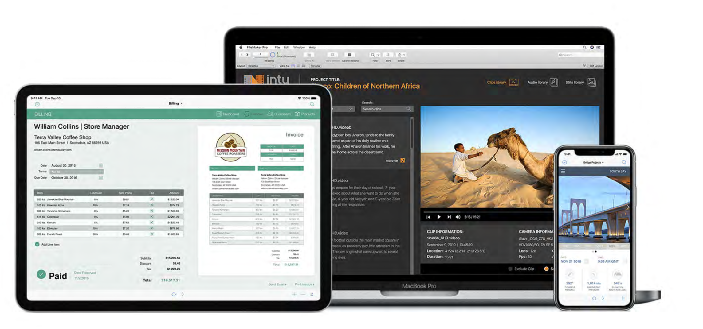 screenshot of Claris FileMaker